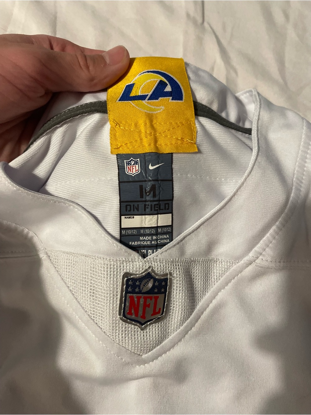 NFL Los Angeles Rams White Yellow & Blue Kids Jersey #99 - Picture 2 of 3